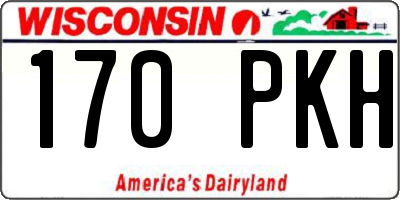 WI license plate 170PKH