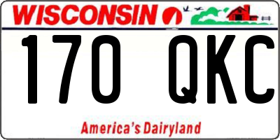WI license plate 170QKC