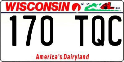 WI license plate 170TQC