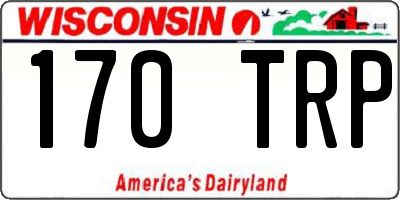 WI license plate 170TRP