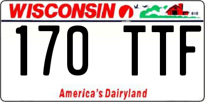 WI license plate 170TTF