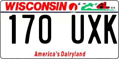 WI license plate 170UXK