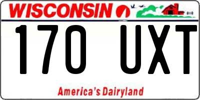 WI license plate 170UXT