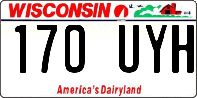 WI license plate 170UYH