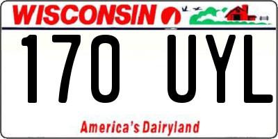 WI license plate 170UYL