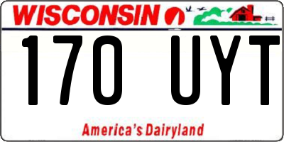 WI license plate 170UYT