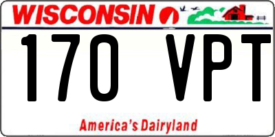 WI license plate 170VPT