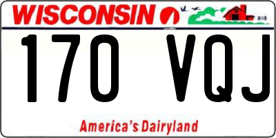WI license plate 170VQJ
