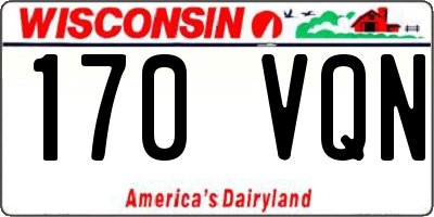 WI license plate 170VQN