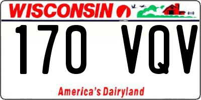 WI license plate 170VQV