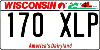 WI license plate 170XLP
