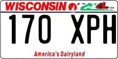 WI license plate 170XPH