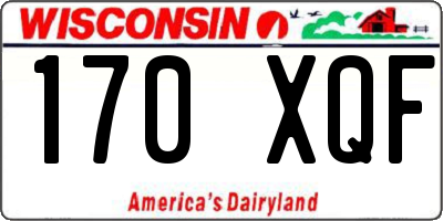 WI license plate 170XQF