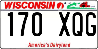 WI license plate 170XQG