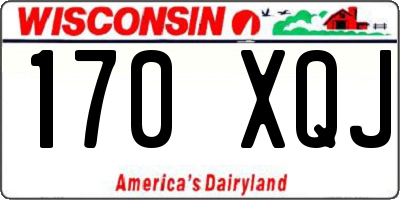 WI license plate 170XQJ