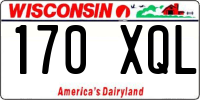 WI license plate 170XQL