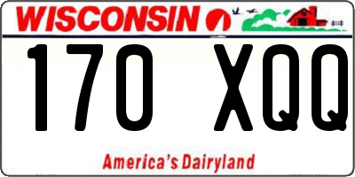 WI license plate 170XQQ