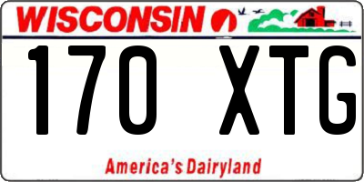 WI license plate 170XTG
