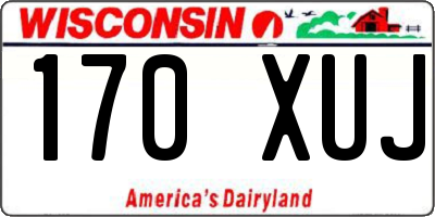 WI license plate 170XUJ