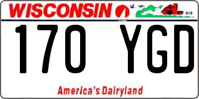 WI license plate 170YGD
