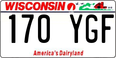 WI license plate 170YGF