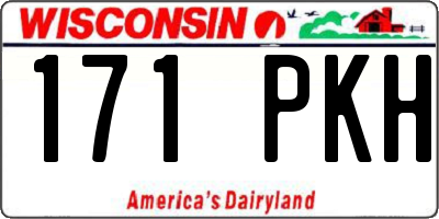 WI license plate 171PKH