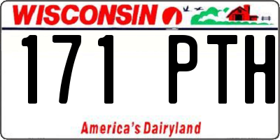 WI license plate 171PTH