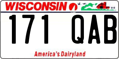 WI license plate 171QAB