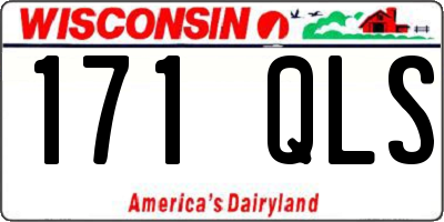WI license plate 171QLS