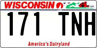 WI license plate 171TNH