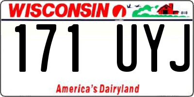 WI license plate 171UYJ
