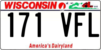 WI license plate 171VFL