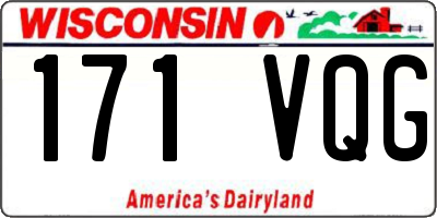 WI license plate 171VQG