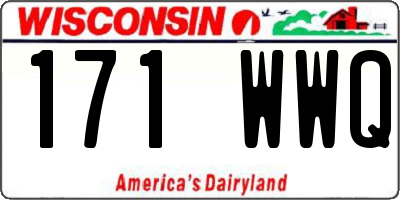WI license plate 171WWQ