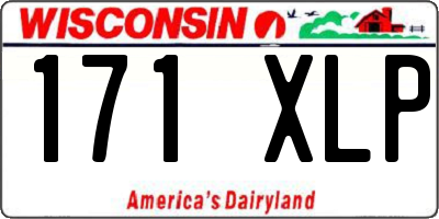 WI license plate 171XLP