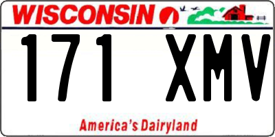 WI license plate 171XMV