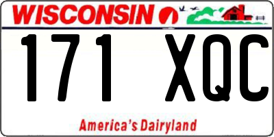 WI license plate 171XQC