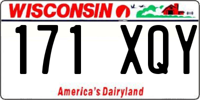 WI license plate 171XQY