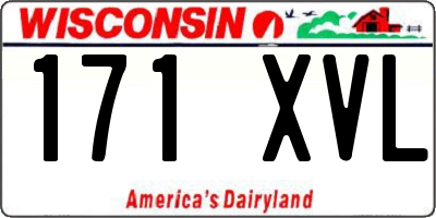 WI license plate 171XVL