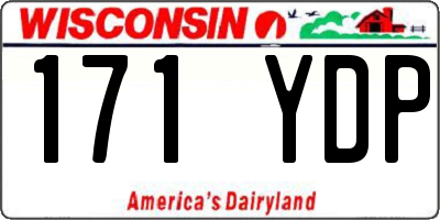 WI license plate 171YDP