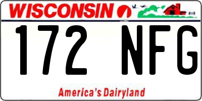 WI license plate 172NFG