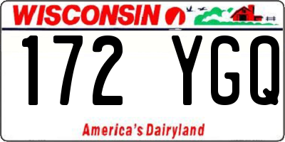 WI license plate 172YGQ