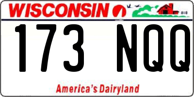 WI license plate 173NQQ