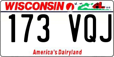WI license plate 173VQJ