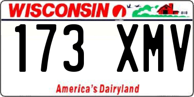 WI license plate 173XMV