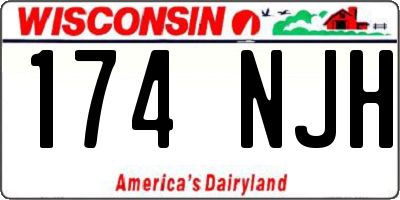 WI license plate 174NJH
