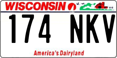 WI license plate 174NKV