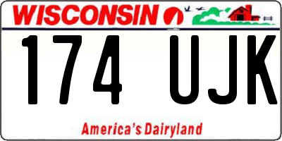 WI license plate 174UJK