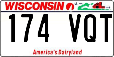 WI license plate 174VQT
