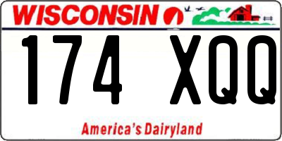 WI license plate 174XQQ